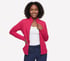 The GO WALK Shine Jacket, HOT PINK / BLUE, full