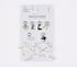 Foil Hearts Lace Charm Pack, ARGENT, full