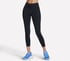 GO WALK Rib Mix High Waisted 7/8 Legging, BLACK, full
