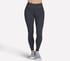 GO WALK Full Length High-Waisted Daisies Legging, GUNMETAL / BLACK, full