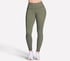 GO WALK Full Length High-Waisted Daisies Legging, OLIVE / LIME, full