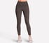 GO WALK Printed Full Length High-Waisted Legging, BROWN / LIME, full