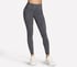 GO WALK Printed Full Length High-Waisted Legging, WHT / BLACK / SILVER, full