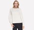 Cozy Luxe Crewneck, OFF WHITE / MAUVE, full
