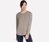 GO DRI Swift Long Sleeve Tunic Crew, TAUPE / BRUN, full