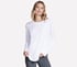 GO DRI Swift Long Sleeve Tunic Crew, BLANC, full