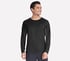 GO DRI Circuit Long Sleeve Tee, BLACK, full