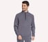 SKECHCLOUD Elevate 1/4 Zip, NOIR / GRIS ANTHRACITE, full