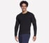 GO KNIT Waffle Ease Crew, SCHWARZ, full