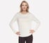 GO DRI Swift Stripe LS Crew, BLANC / MAUVE, full
