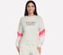 Britto: Retro Pop Pullover, LIGHT GRAY, full