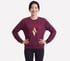 Signature Diamond Crew, BURGUNDY / PINK, full