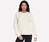 Skechluxe Elevate Shine Crew, OFF WHITE / MAUVE, full