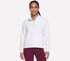 GO WALK Everywhere 1/4 Snap Pullover, WHITE, full