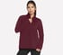 Soft-Knit Ottoman 1/4 Zip, BOURGOGNE / ROSE, full