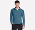 GO DRI All Day 1/4 Zip, NAVY / GRAY, full