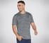 Skechers Apparel On the Road Tee, LIGHT GRAY, full