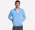 The Hoodless Hoodie GO WALK Everywhere Jacket, WHITE / PERIWINKLE, full