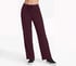 GO STRETCH Harmony Rib Pant, WHITE / BURGUNDY, full