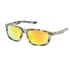 Square Mirror Lens Sunglasses, BEIGE, full