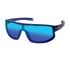 Matte Wrap Sunglasses, BLUE, full