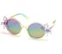 Girls Round Unicorn Sunglasses, MULTI, full