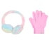 Tie Dye Heart Earmuff and Glove Set, MULTI, full