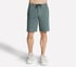 Tech Twill Short, GREEN / BLACK, full