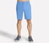 SKECH-KNITS Premium Everywhere 9 Inch Short, WHITE / PERIWINKLE, full