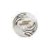 Hex Brushed Size 1 Soccer Ball, BLANC / DOR&Eacute;, full