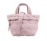 Quilted Mini Tote Bag, PINK, full