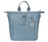 Convertible Backpack Buckle Bag, LIGHT GRAY / TURQUOISE, full
