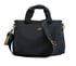Puffy Tote Bag, BLACK, full