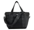 Rhinestone Pocket Tote, BLACK, full