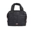 Mini Quilted Puffer Tote, BLACK, full