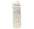 Hydration 24 oz Water Bottle, WHITE / HOT PINK, full