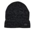 Marled Rib Beanie, BLACK, full