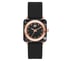 Calabar Black Pearl Square Watch, BLACK, full