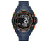 Digital Long Strap Watch, BLEU, full