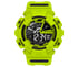 Digital Neon Green Watch, JAUNE, full