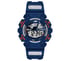 Digital Blue Watch, BLEU / ORANGE, full
