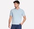 Signature Pima Polo, WHITE / BLUE, full