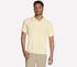 Signature Pima Polo, YELLOW / TURQUOISE, full
