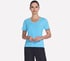 Pima V-Neck Tee, GRIS PIERRE / BLEU, full