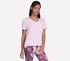 Pima V-Neck Tee, BLANC / GRIS, full