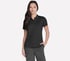 Short Sleeve On The Green Striped Polo, BLACK, full