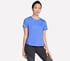 Stride Performance Tee, SILVER / BLUE / RED, full