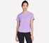 Stride Performance Tee, WHITE / LIGHT PURPLE, full