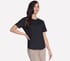 GO WALK Luxe Rib Tee, BLACK, full