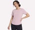 GO WALK Luxe Rib Tee, LILAC, full